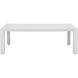 Merano 90 X 40 inch White Outdoor Dining Table